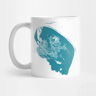 blue dogface chihuahua Mug